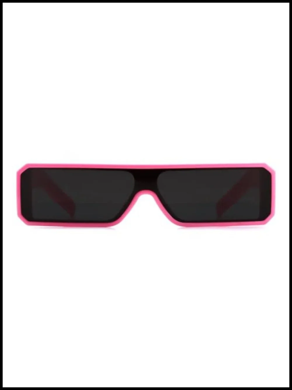 Rectangular Sunglasses, Slim Futuristic Small Y2K Shades UV400